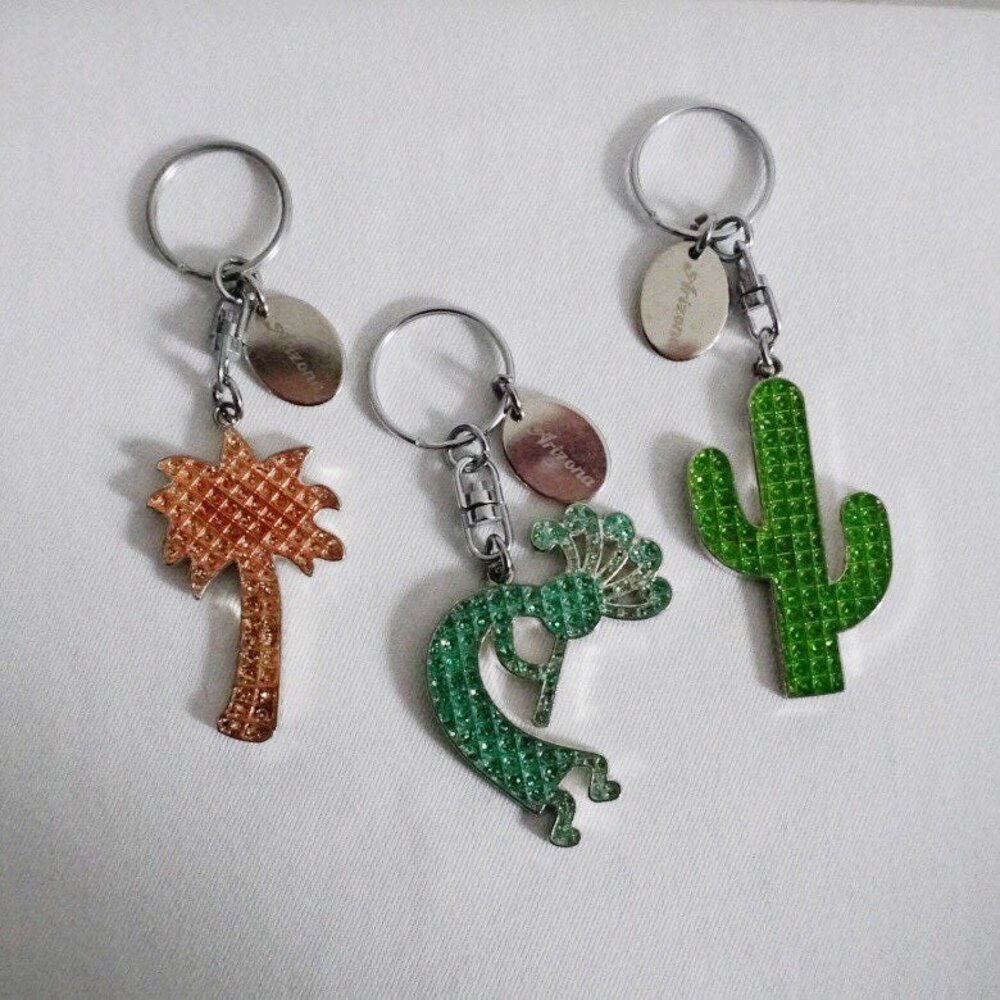 Arizona Souvenir Keychains Set of 3